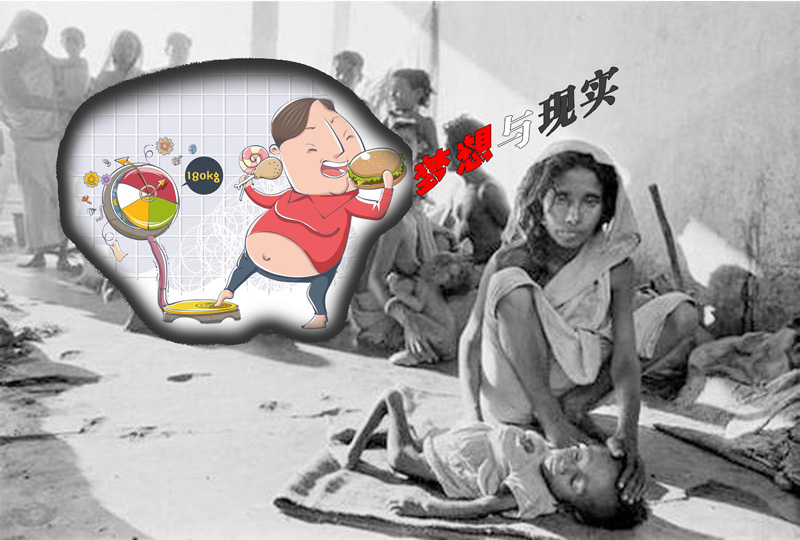 全球饥饿人口增长_全球饥饿人口图片